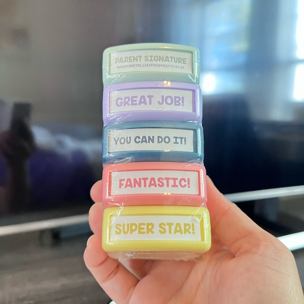 Target Bullseye 5PK Message Stamps🎀